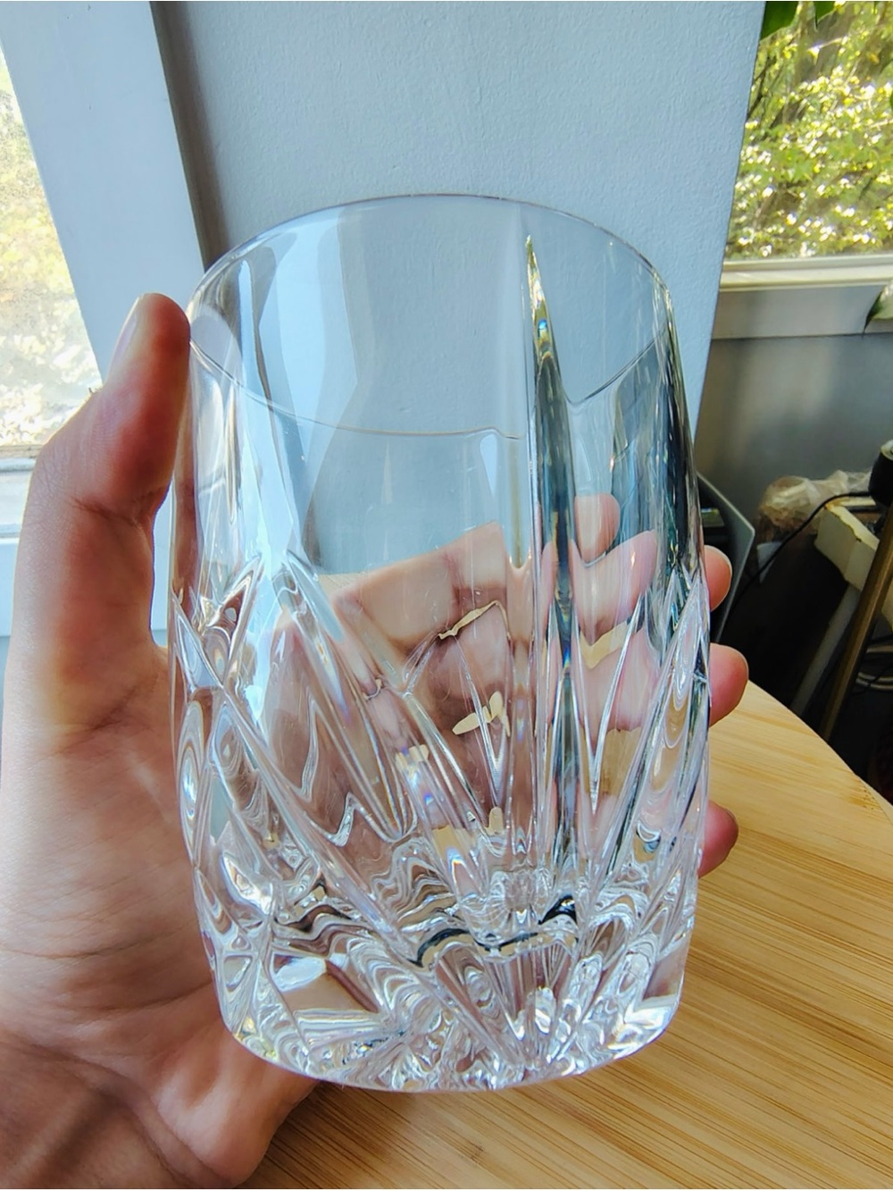Set of 6 Brookside Marquis by Waterford Double old Fashioned Glasses - like new